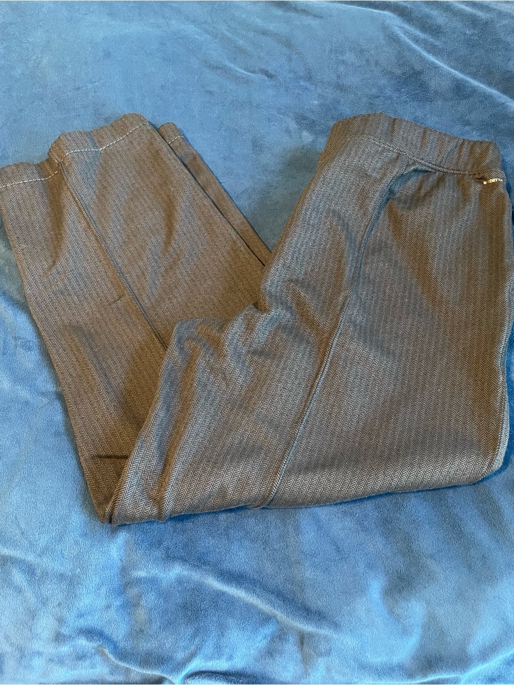 Mondetta Women's Gray Herringbone Jogger Pants